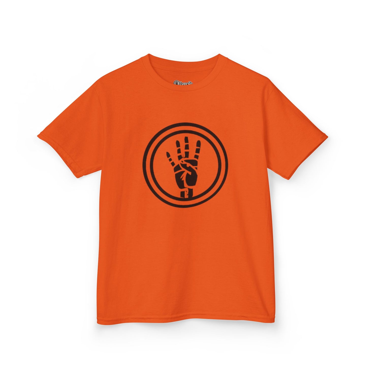 4ever4s Kids Tee — Peace Sign Hand Graphic Shirt