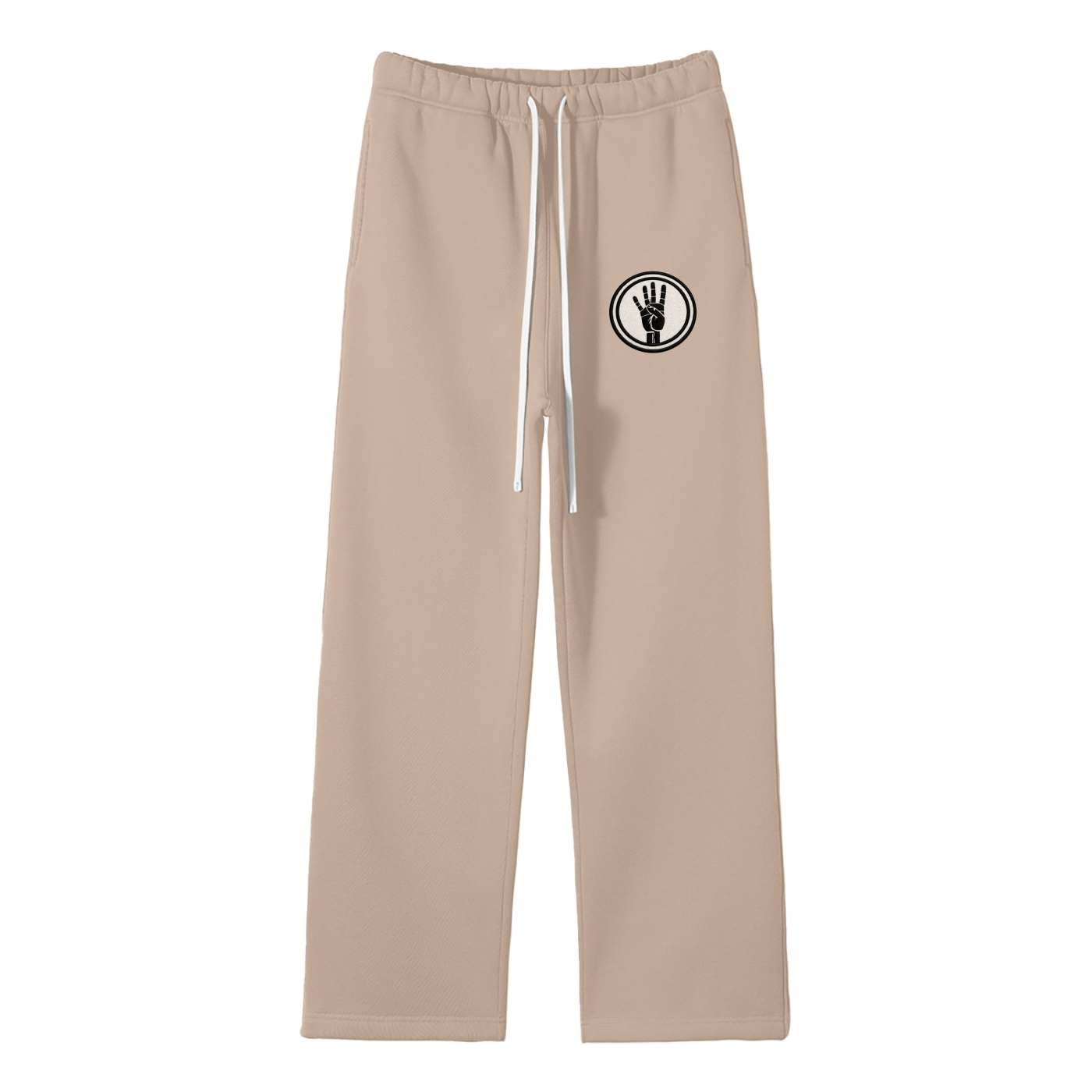 4ever4s Unisex Solid Color Fleece Straight Leg Pants