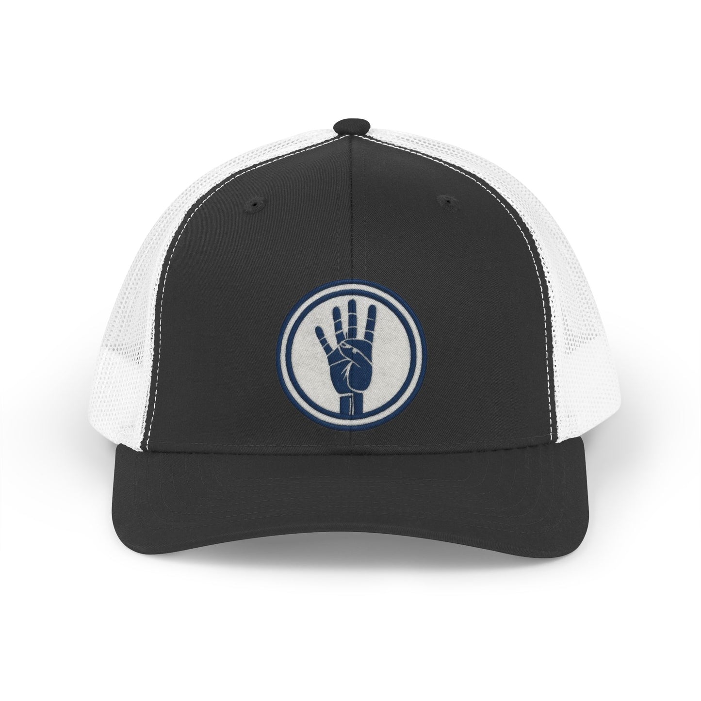 4ever4s Retro Trucker Hat — Vintage Hand Logo Mesh Cap