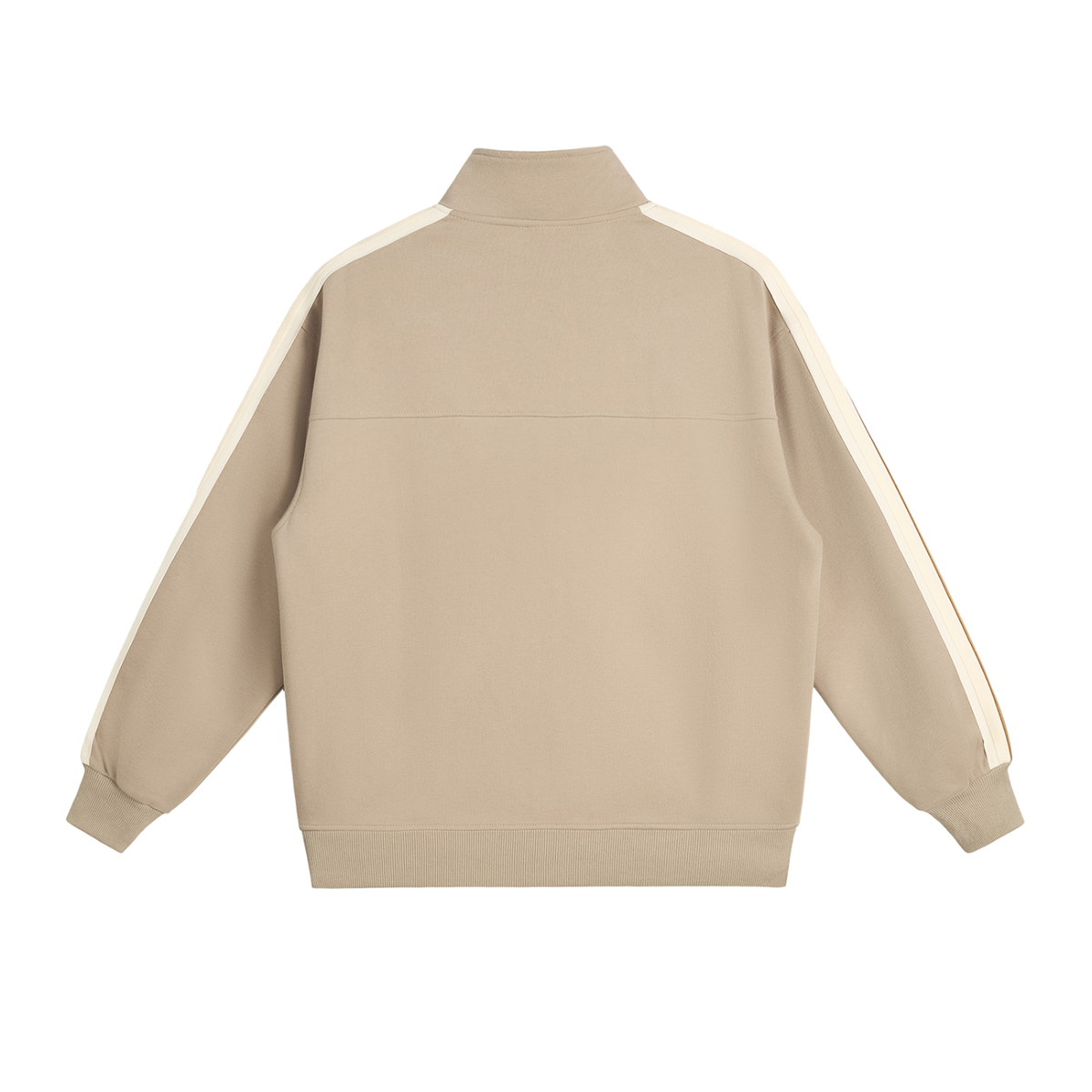 4EVER4S Contrast Side-Stripe Stand Collar  Jacket