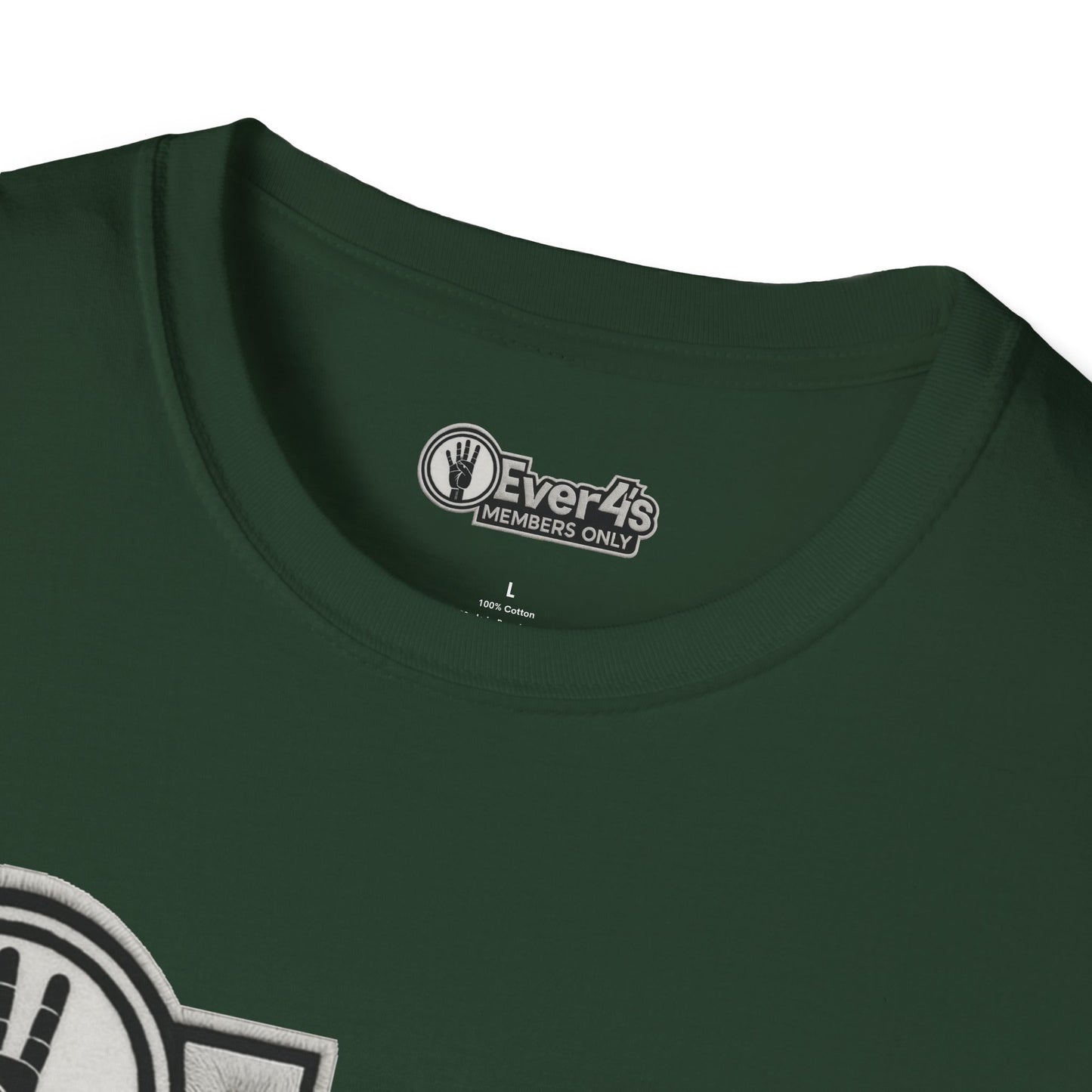 Members Only "4Ever 4's" T‑Shirt — Retro Hand‑Signal Graphic Tee