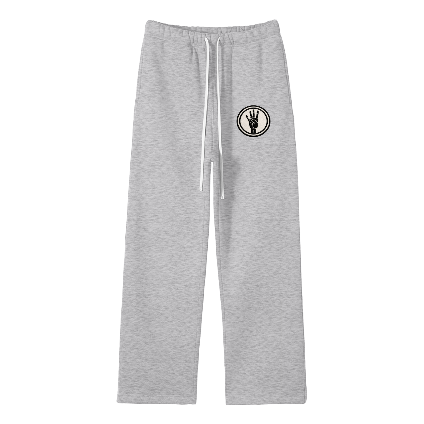 4ever4s Unisex Solid Color Fleece Straight Leg Pants