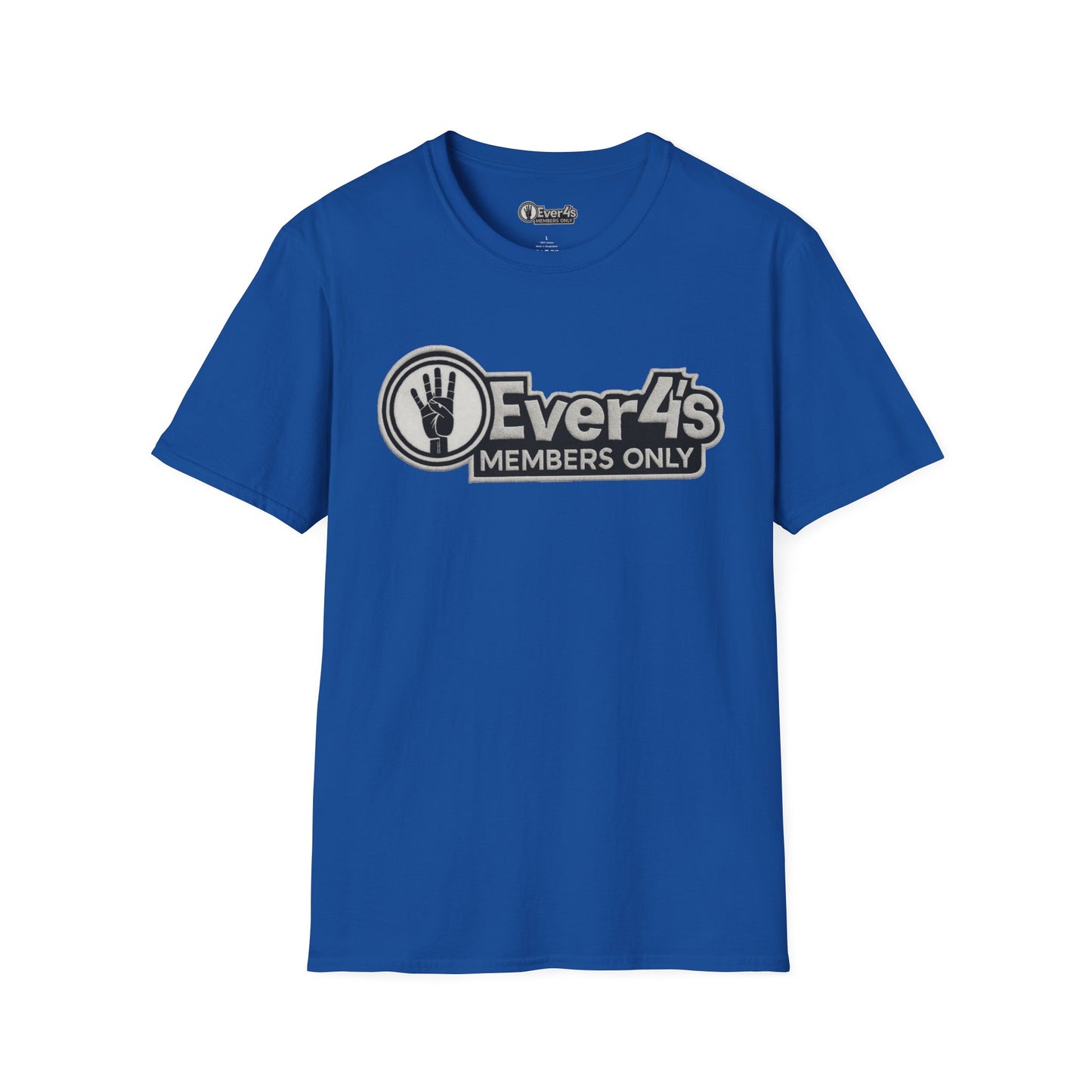 Members Only "4Ever 4's" T‑Shirt — Retro Hand‑Signal Graphic Tee
