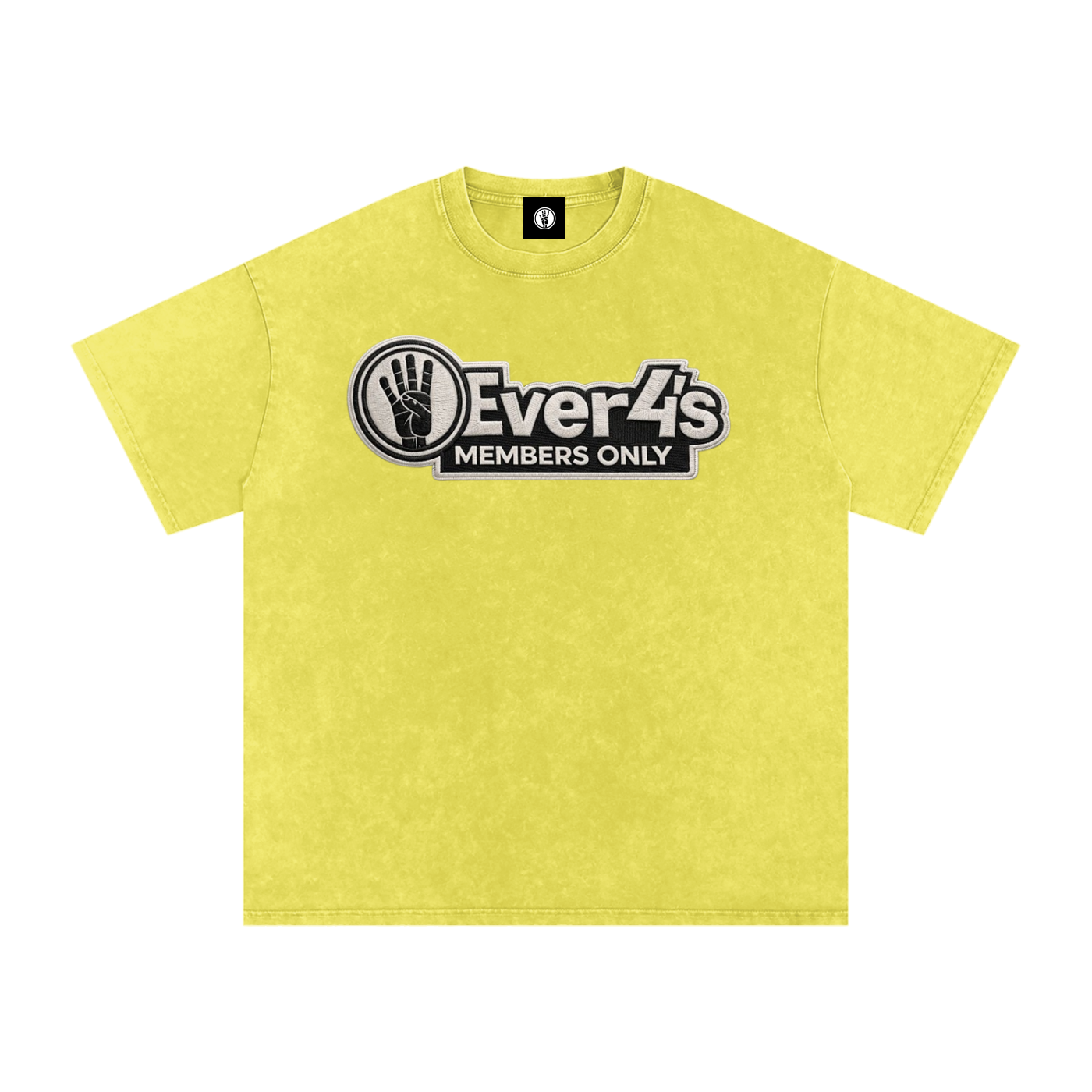 Members Only 4ever4s Snow Washed Oversized Cotton T-Shirt