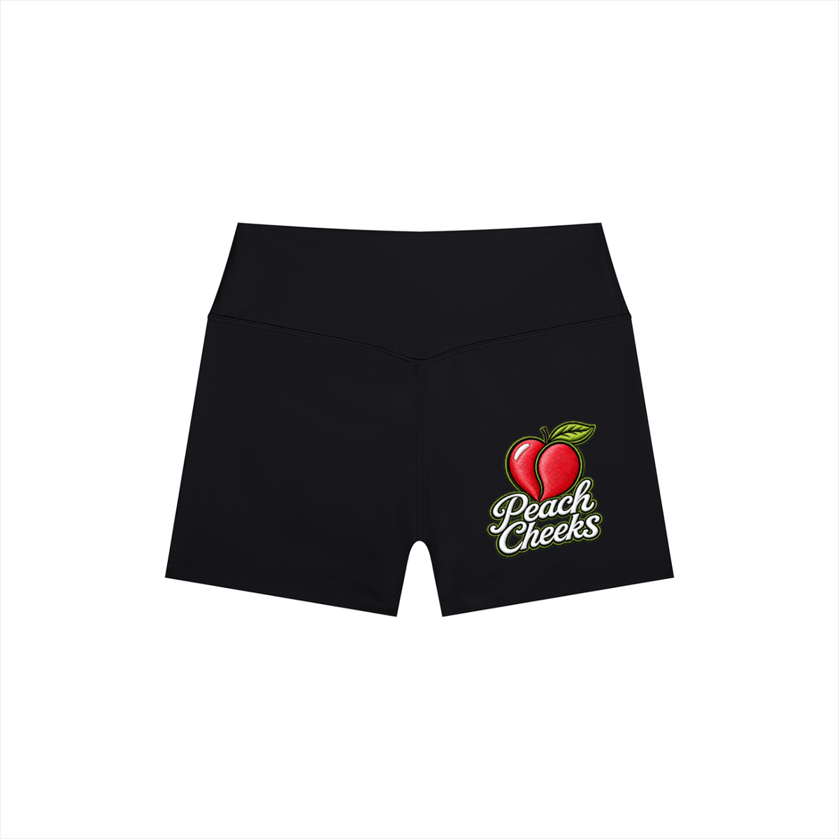"Peach Cheeks" Women’s High Rise Yoga Shorts