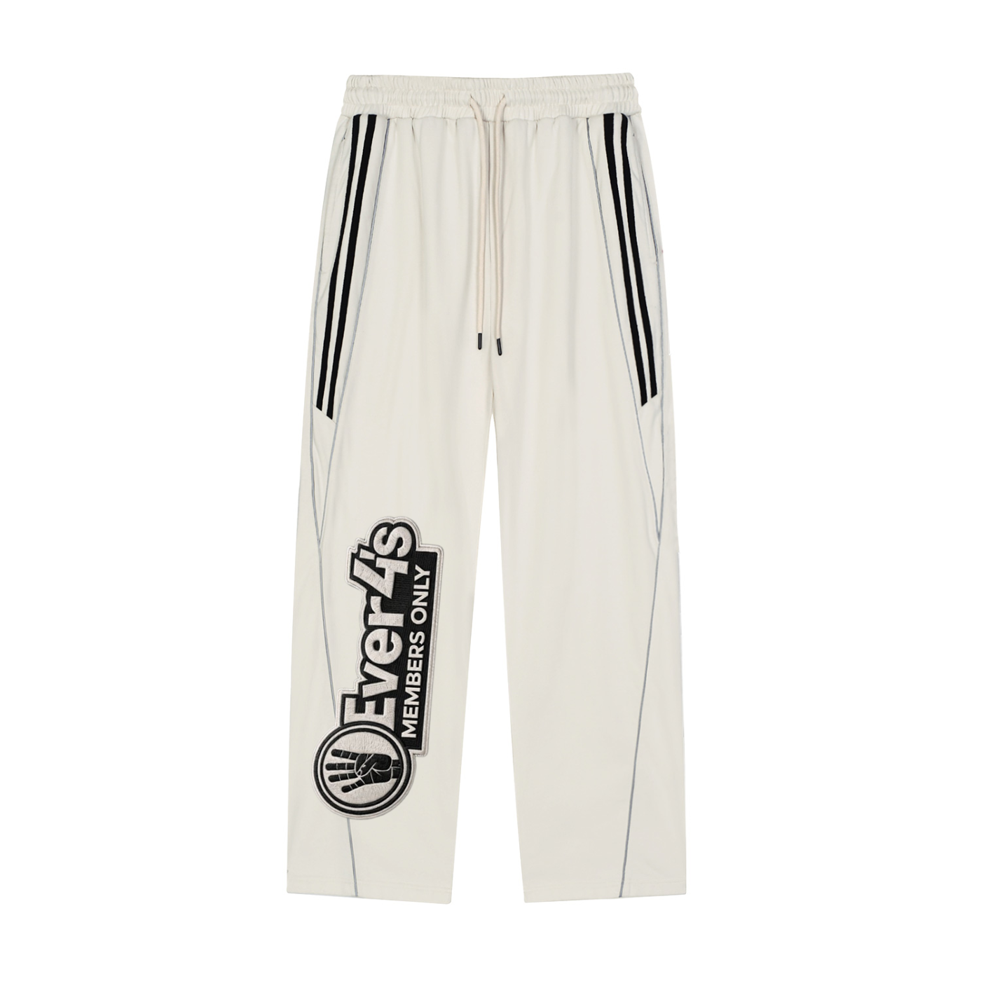 Members Only 4ever4s Reflection Striped Straight-Leg Sweatpants