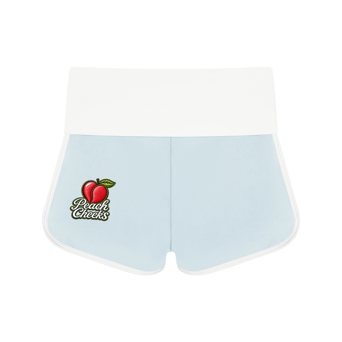 "PEACH CHEEKS" Women’s Color Block Yoga Shorts