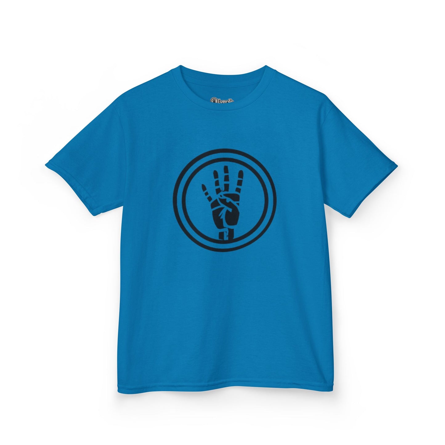 4ever4s Kids Tee — Peace Sign Hand Graphic Shirt