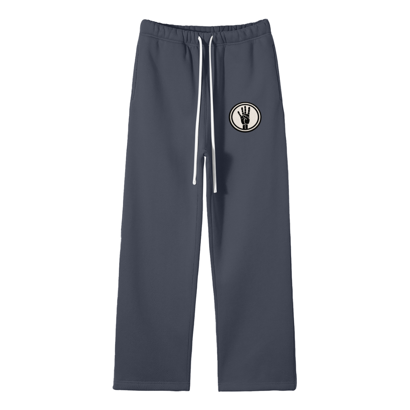 4ever4s Unisex Solid Color Fleece Straight Leg Pants