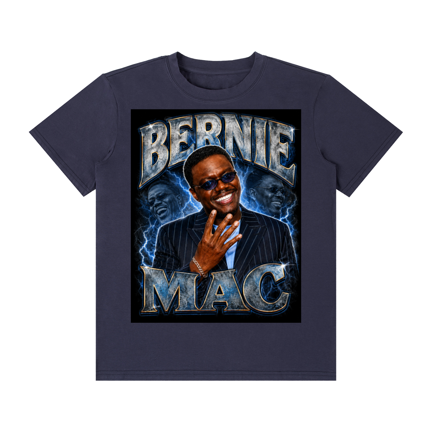 Bernie Mac 4ever4s Unisex Classic Crew Neck Cotton T-Shirt