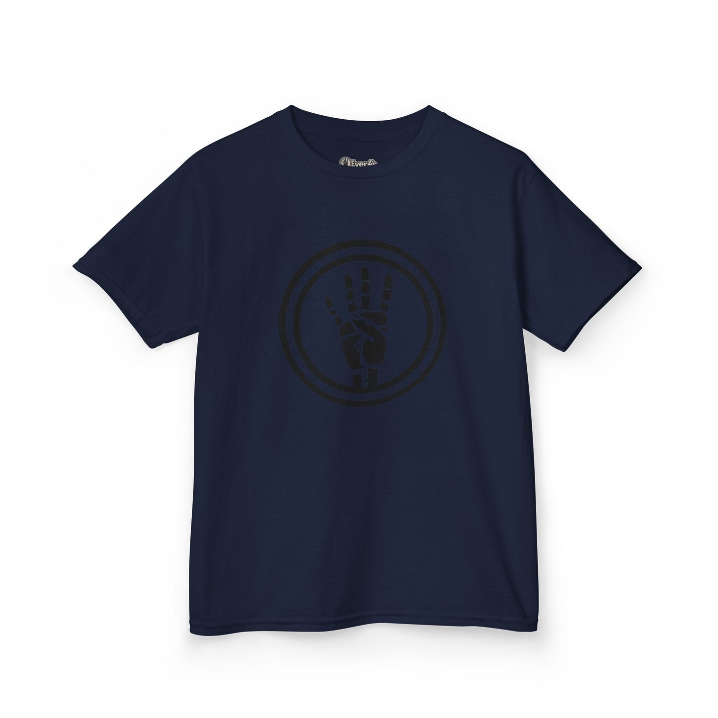 4ever4s Kids Tee — Peace Sign Hand Graphic Shirt