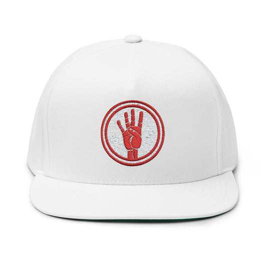 4ever4s Flat Bill Cap (Embroidery)