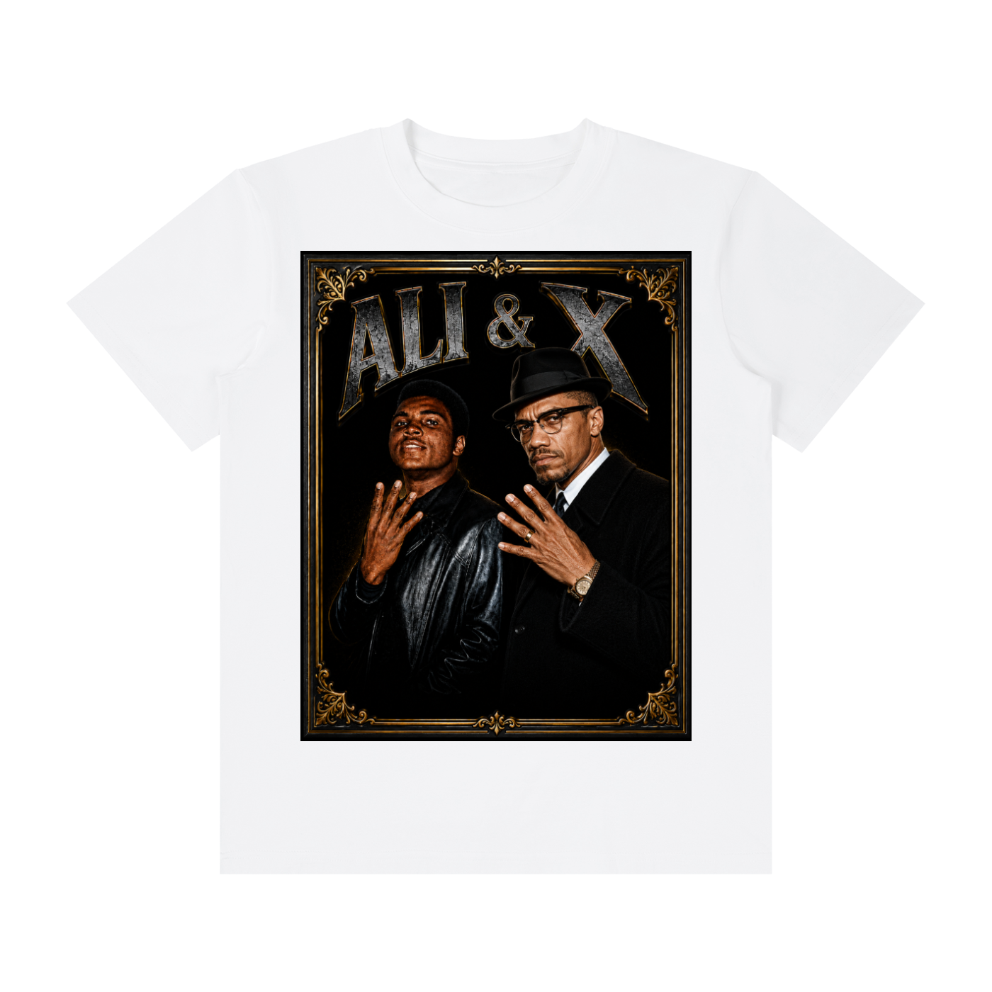 Ali & X 4ever4s Unisex Classic Crew Neck Cotton T-Shirt