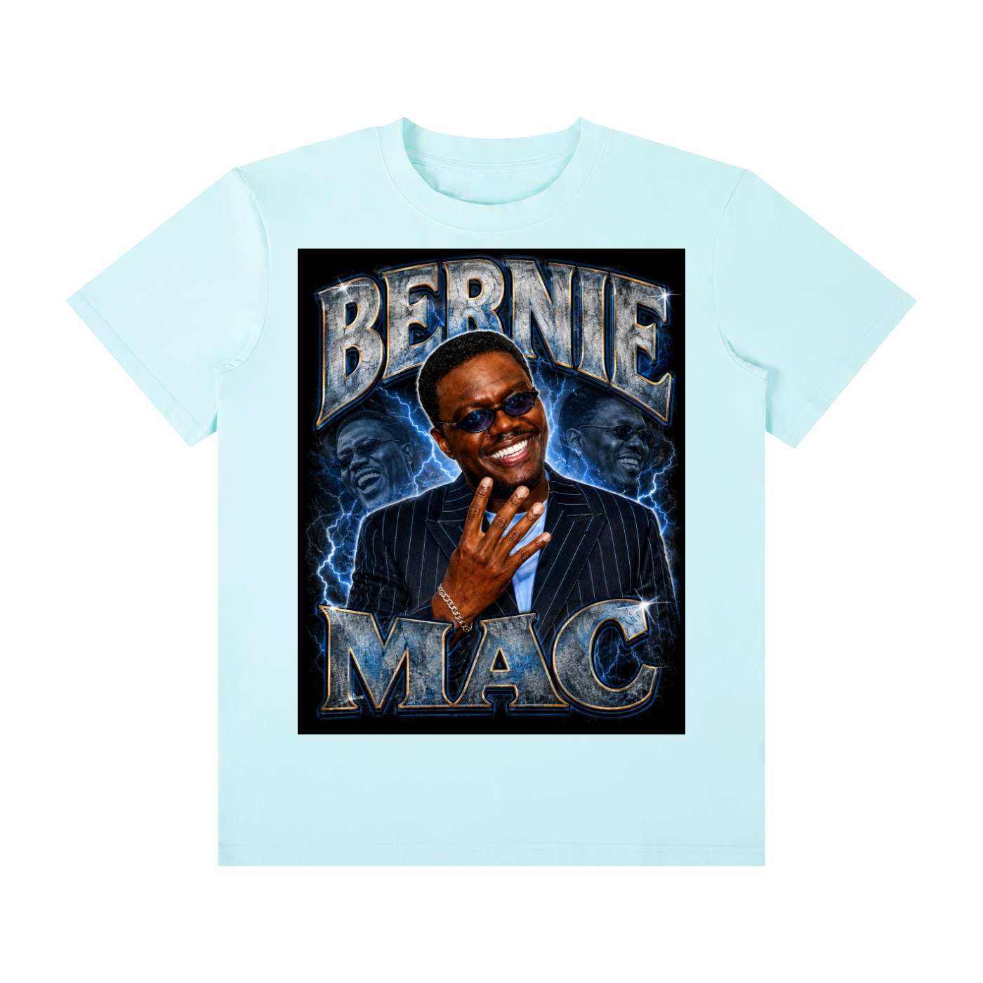 Bernie Mac 4ever4s Unisex Classic Crew Neck Cotton T-Shirt