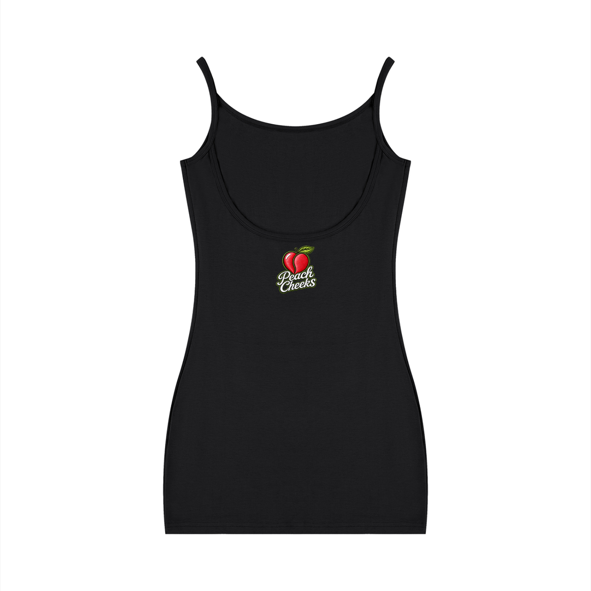 "PEACH CHEEKS " Women's Solid Tight Sleeveless Dress