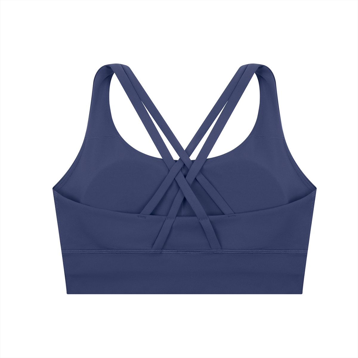" PEACH CHEEKS " Strappy Criss-Cross Sports Bra