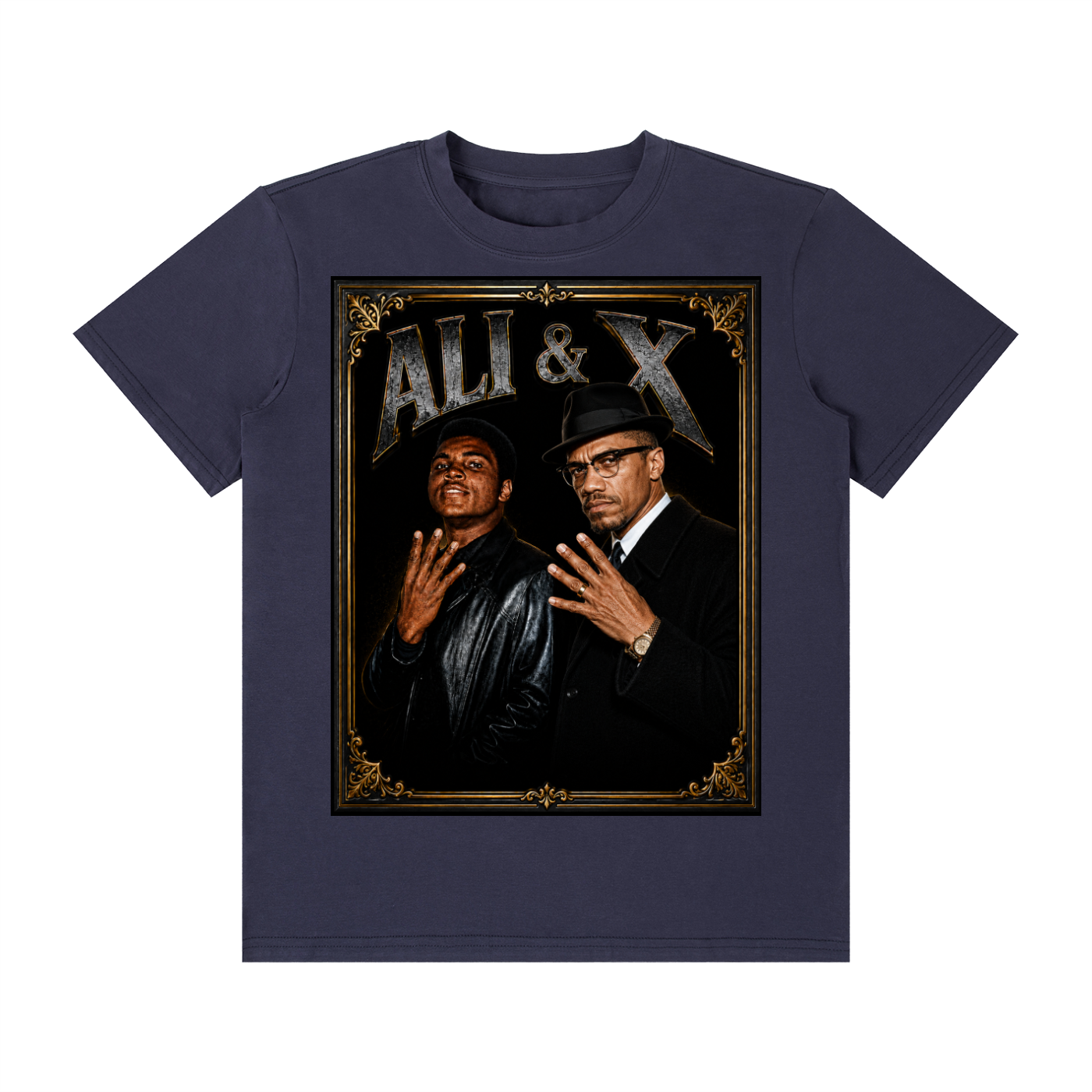 Ali & X 4ever4s Unisex Classic Crew Neck Cotton T-Shirt