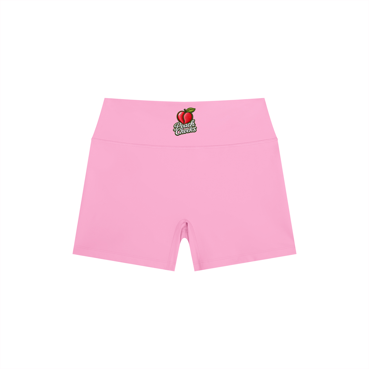 "Peach Cheeks" Women’s High Rise Yoga Shorts