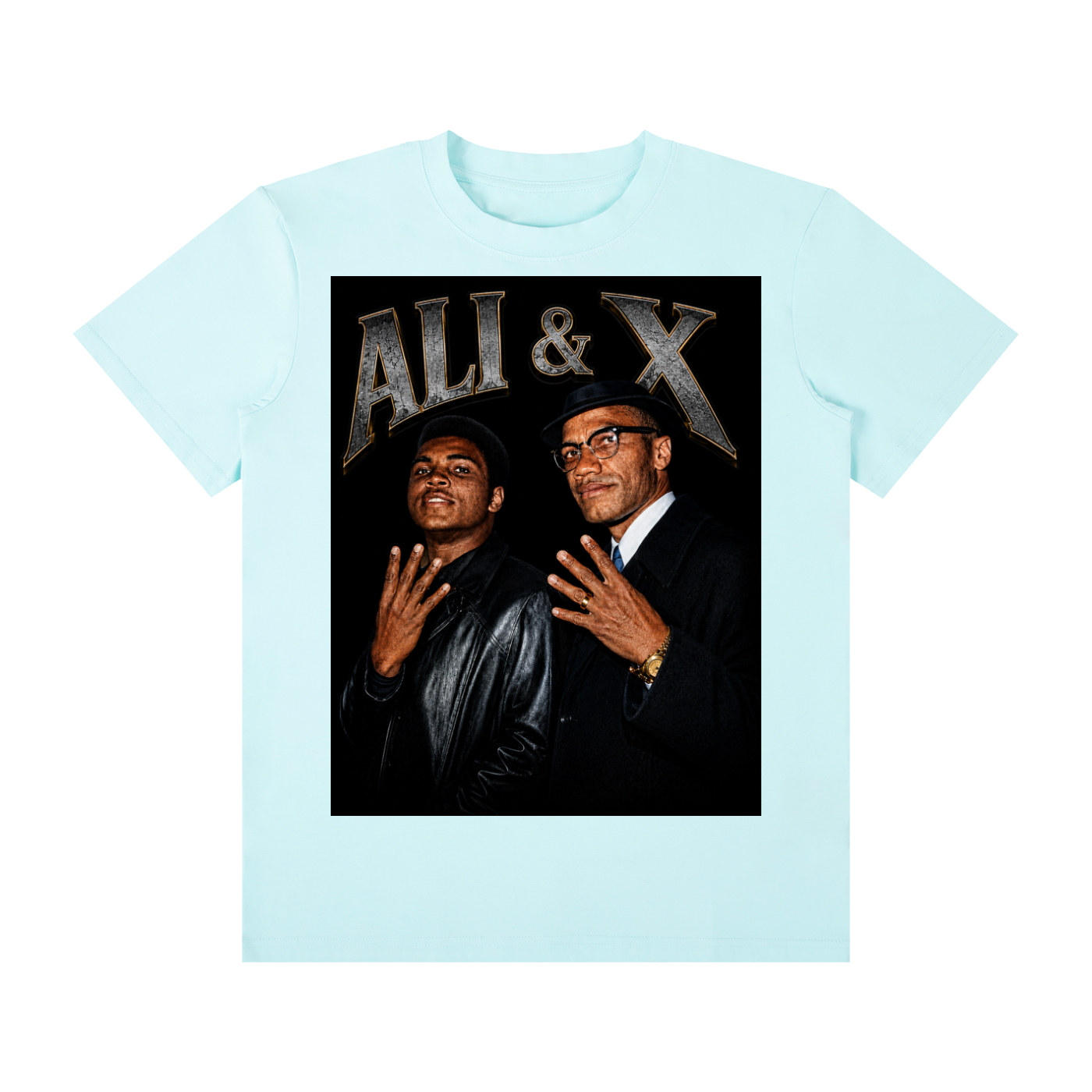 Ali &X 4ever4s Unisex Classic Crew Neck Cotton T-Shirt