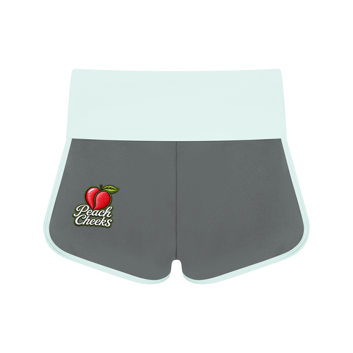 "PEACH CHEEKS" Women’s Color Block Yoga Shorts