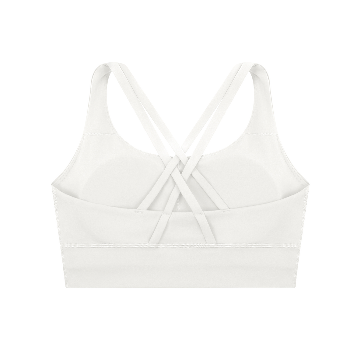 " PEACH CHEEKS " Strappy Criss-Cross Sports Bra