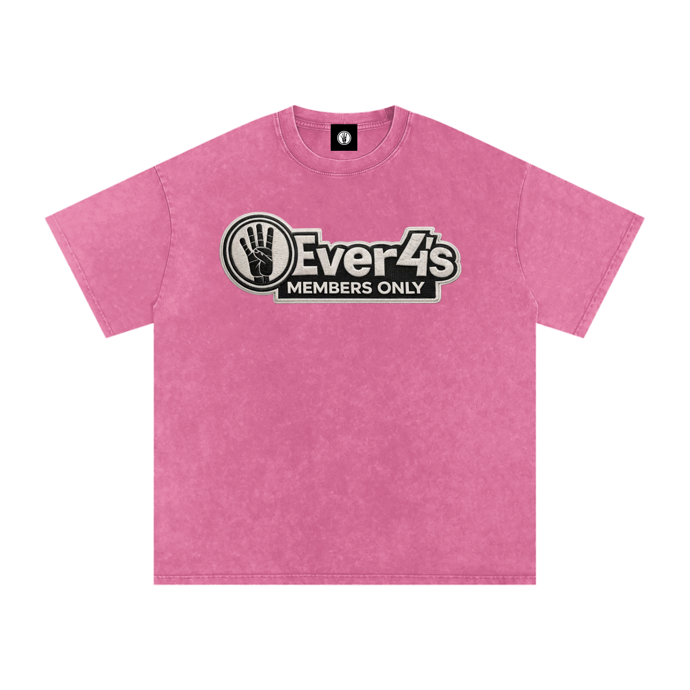 Members Only 4ever4s Snow Washed Oversized Cotton T-Shirt