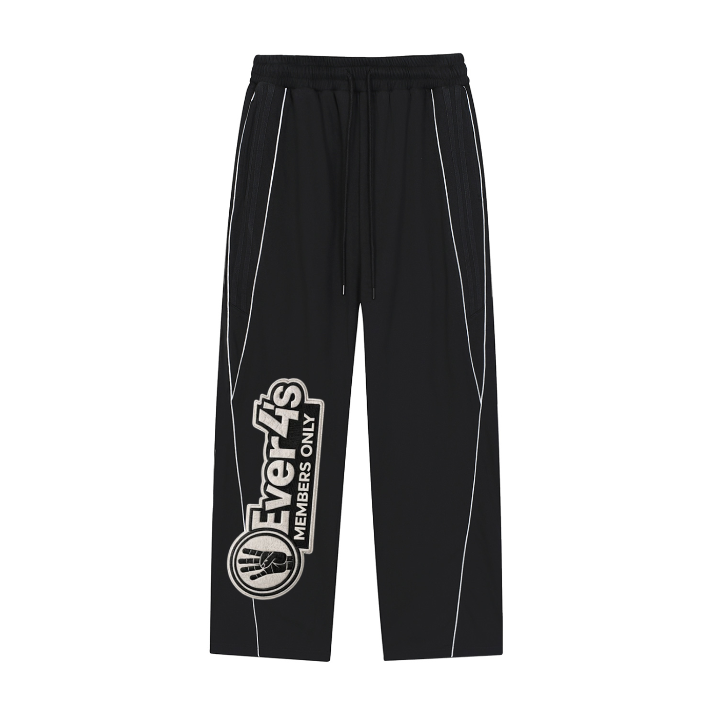 Members Only 4ever4s Reflection Striped Straight-Leg Sweatpants