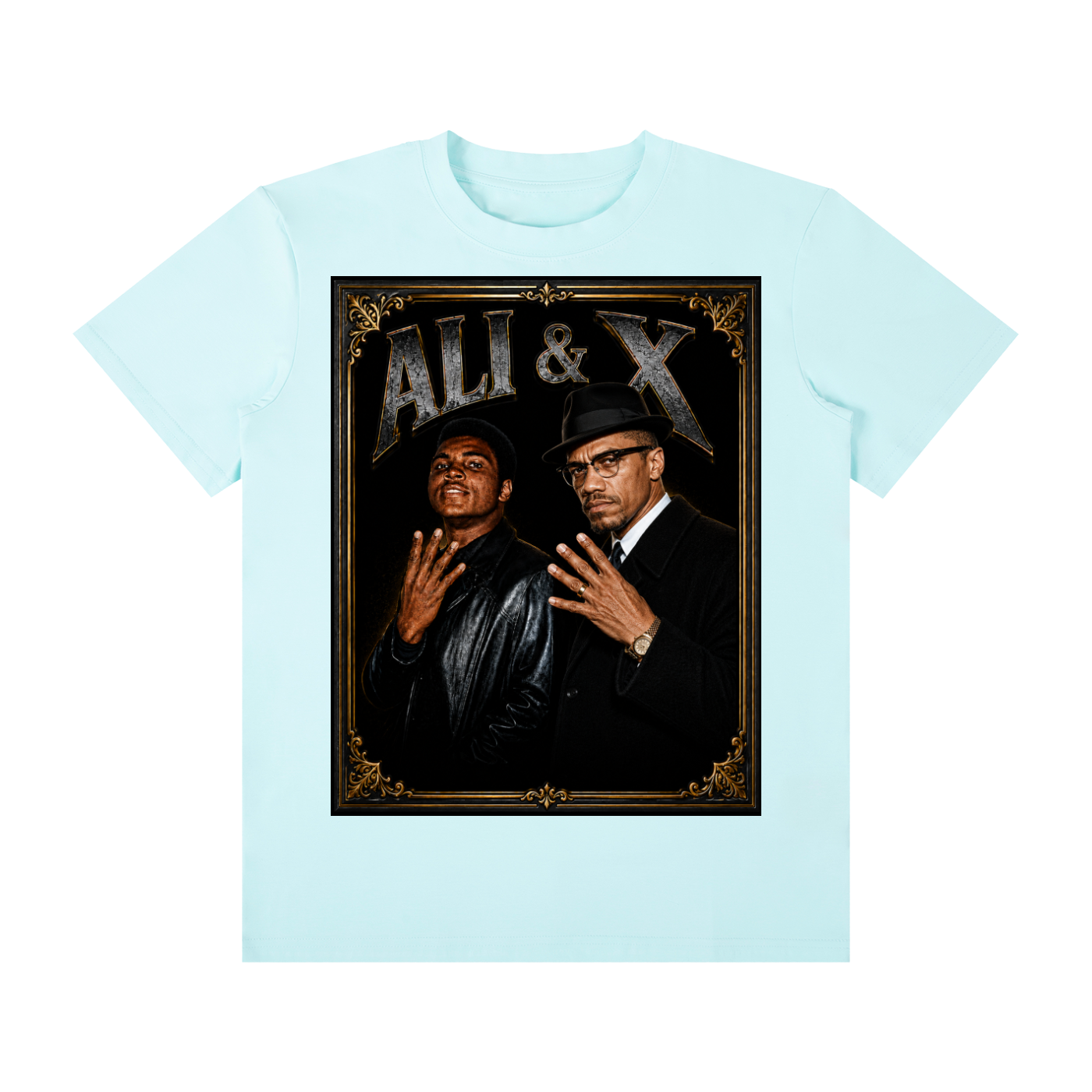 Ali & X 4ever4s Unisex Classic Crew Neck Cotton T-Shirt