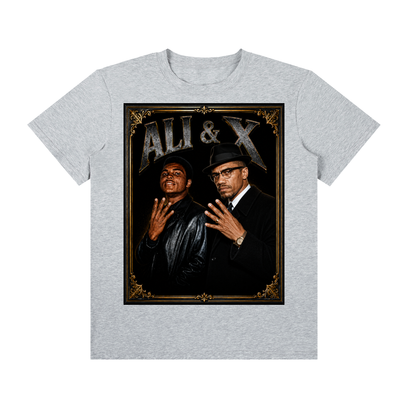 Ali & X 4ever4s Unisex Classic Crew Neck Cotton T-Shirt