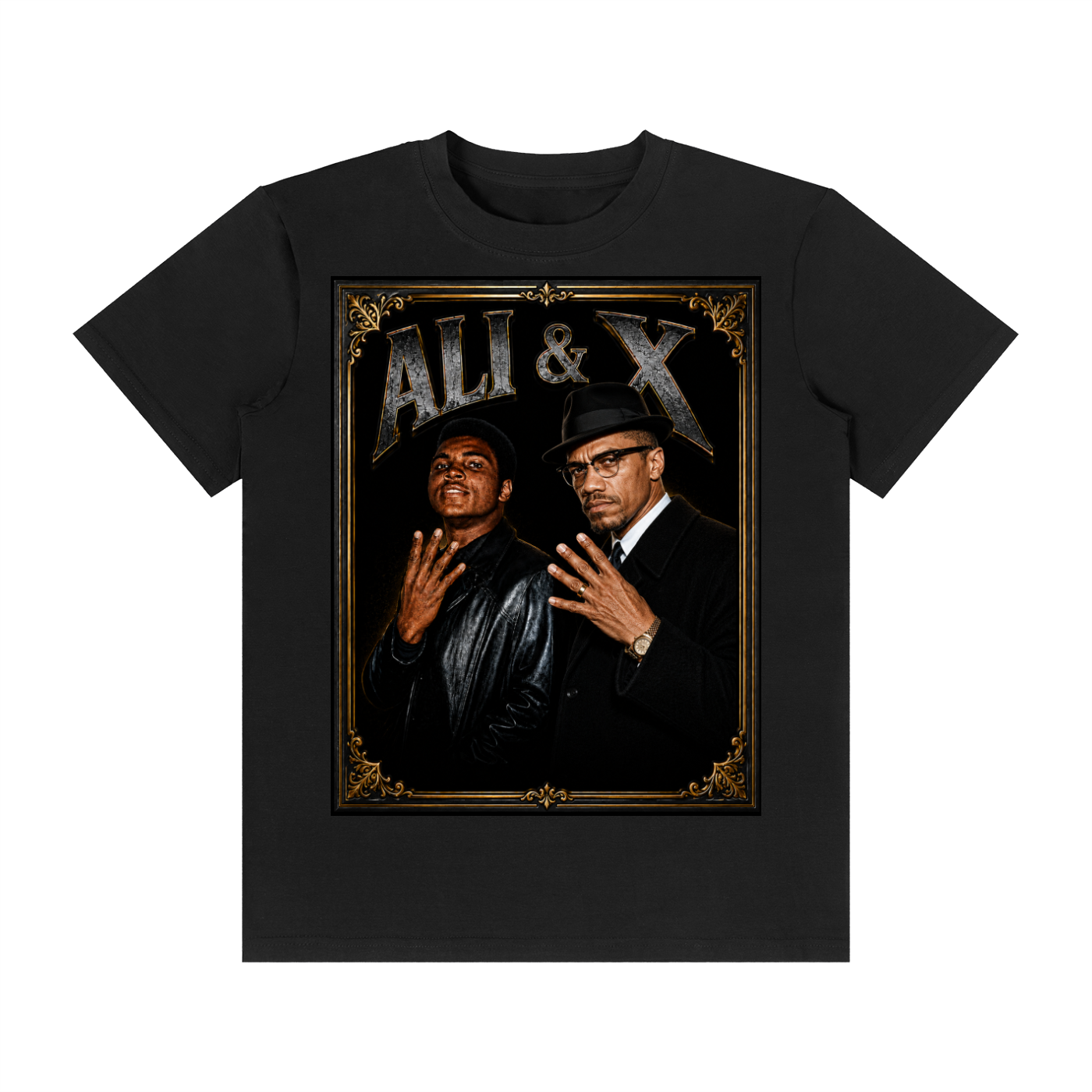 Ali & X 4ever4s Unisex Classic Crew Neck Cotton T-Shirt