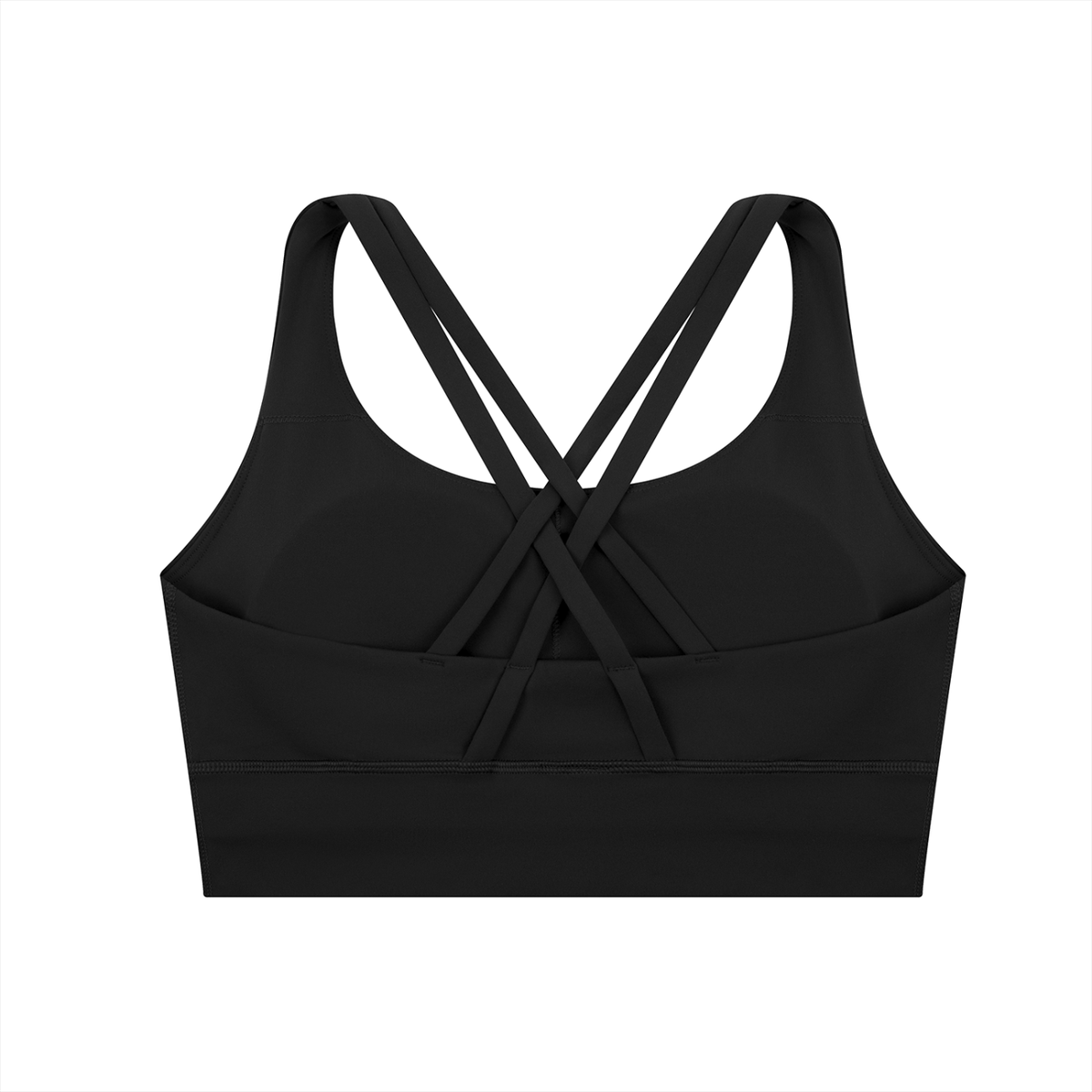 " PEACH CHEEKS " Strappy Criss-Cross Sports Bra