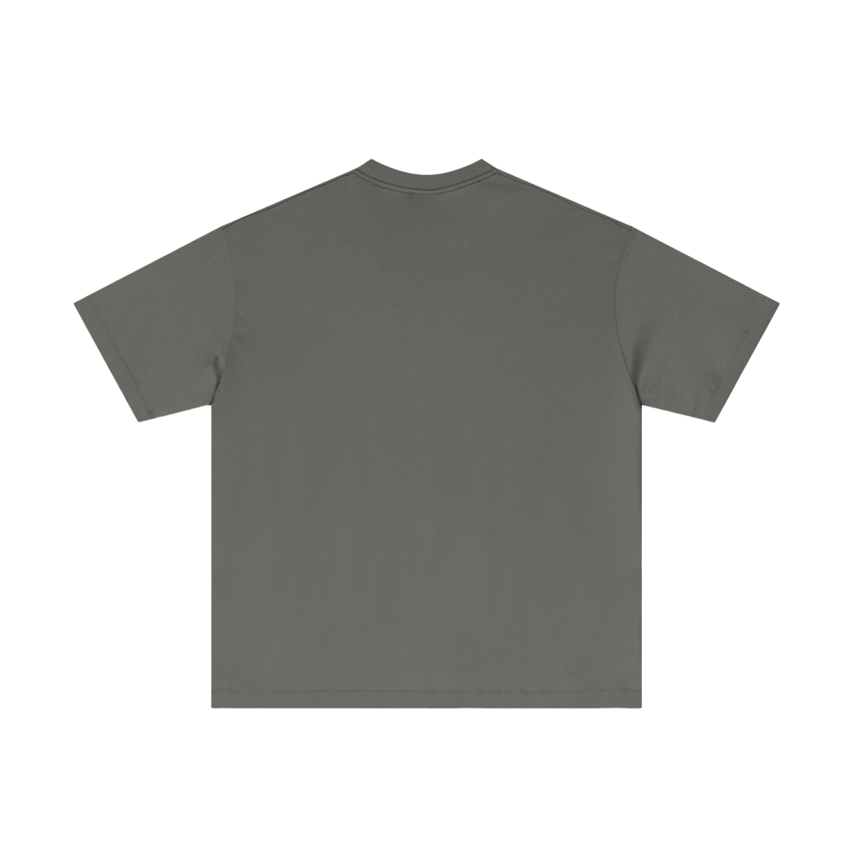 180GSM Men's Low-Shrink Lightweight Cotton T-Shirt Dark gray