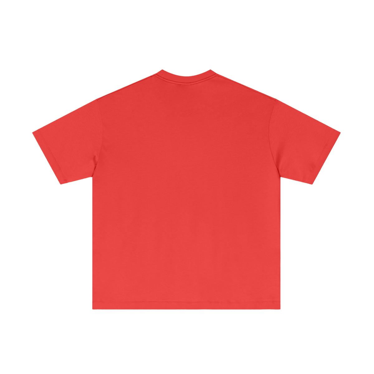 180GSM Men's Low-Shrink Lightweight Cotton T-Shirt Red