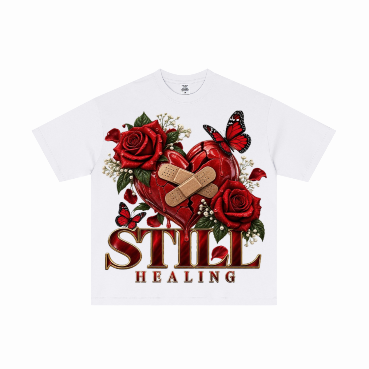 180GSM Men's Low-Shrink Lightweight Cotton T-Shirt  White